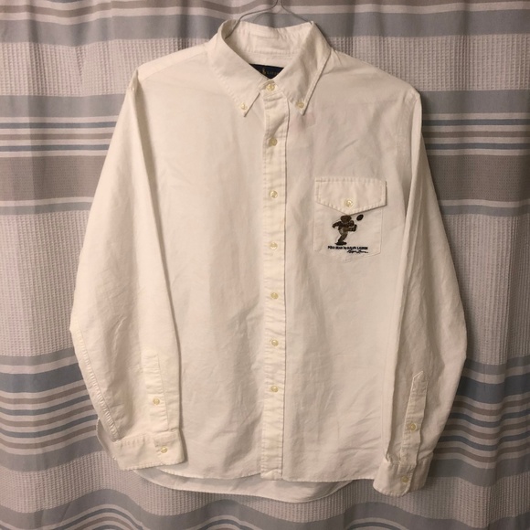 polo bear button up shirt